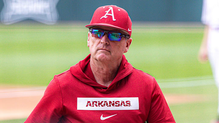 Dave Van Horn during the second game of the doubleheader against Texas A&M. The Aggies won the rubber game 9-2.