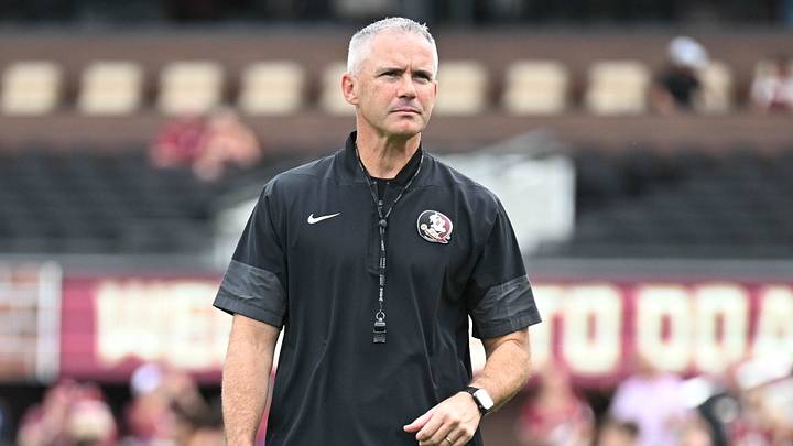 Florida State head coach Mike Norvell