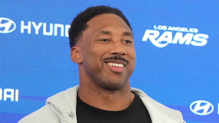 Los Angeles Rams defensive end Myles Garrett.