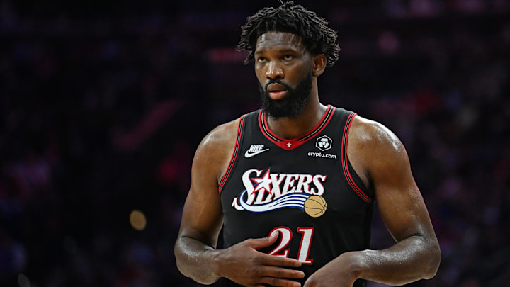 Joel Embiid’s return to the floor on Sunday was anything but triumphant. 