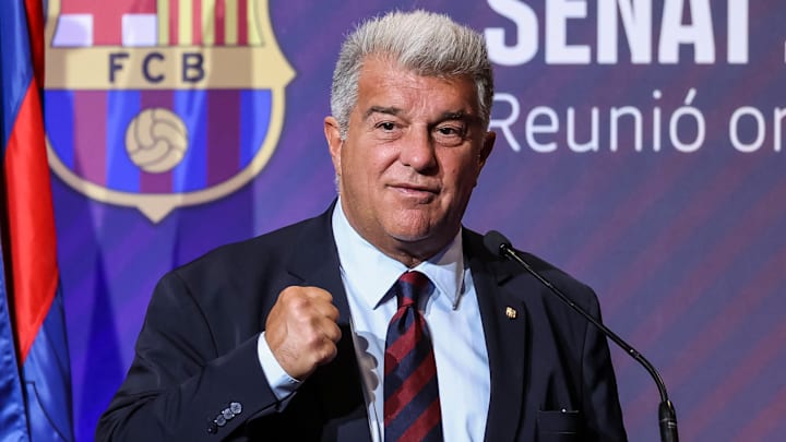 Joan Laporta started his second stint as Barcelona president in 2021.