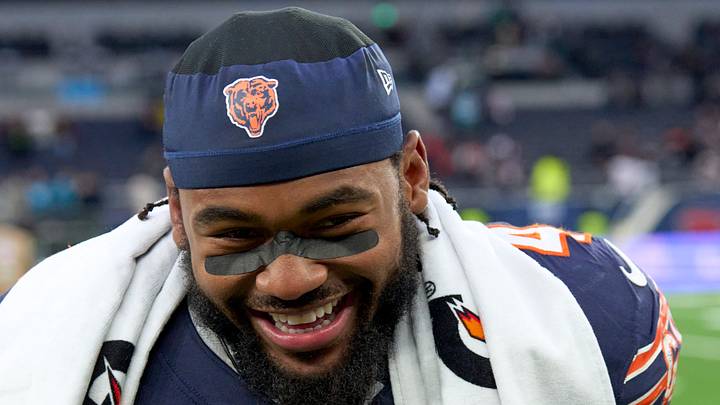Chicago Bears running back D'Andre Swift