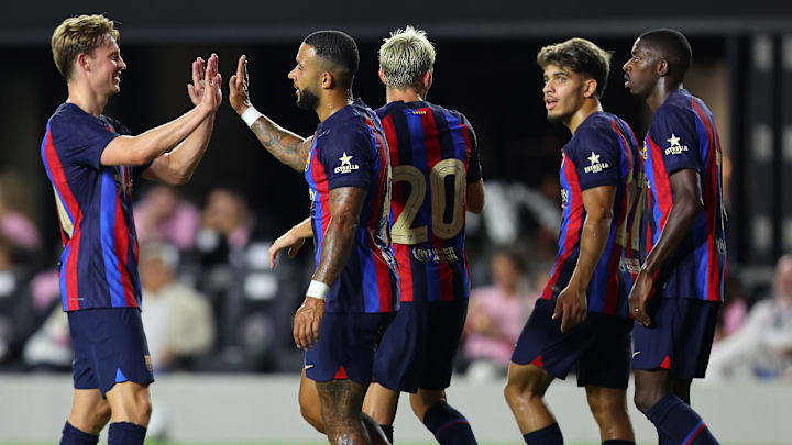 Barca have been in pre-season action