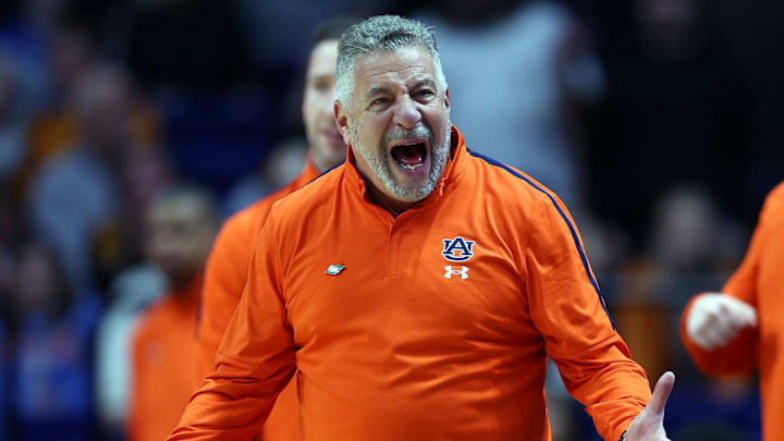 Auburn Tigers head coach Bruce Pearl had some choice words for the officials, but he was pleased with his team's effort vs. Creighton.