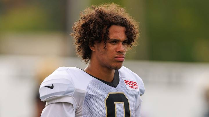 New Orleans Saints wide receiver Jordyn Tyson