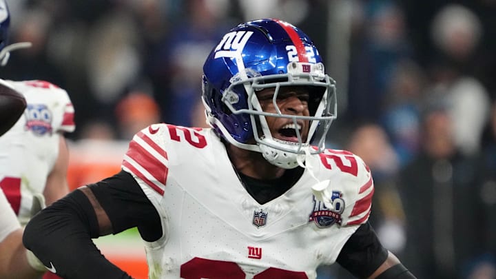 New York Giants cornerback Dru Phillips New York Giants cornerback Dru Phillips