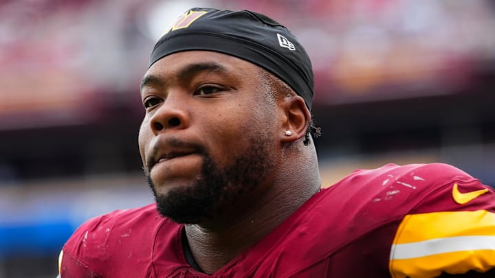 Washington Commanders defensive tackle Daron Payne Washington Commanders defensive tackle Daron Payne