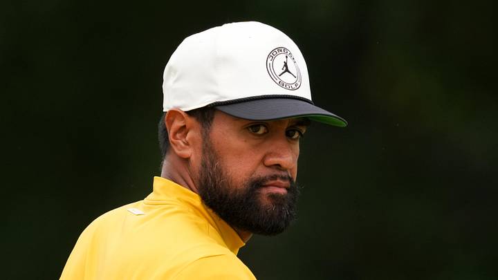 Tony Finau walks on the ninth green during the second round of the Rocket Classic; Aaron Doster Tony Finau walks on the ninth green during the second round of the Rocket Classic; Aaron Doster