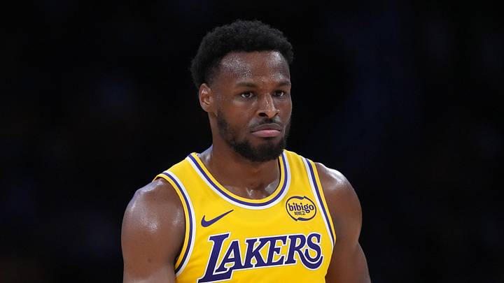 Los Angeles Lakers guard Bronny James