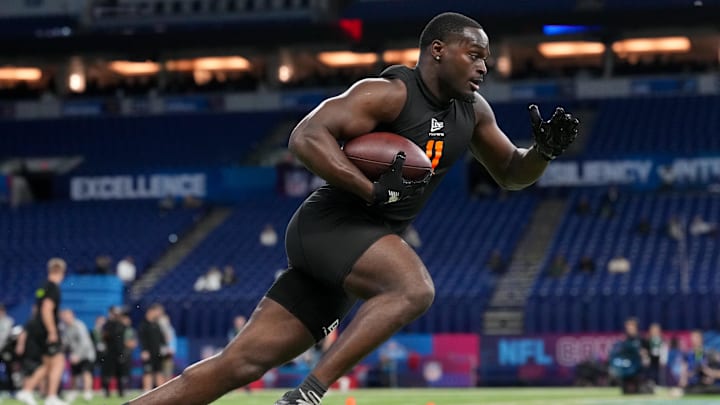 Notre Dame running back Jeremiyah Love 