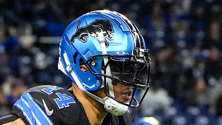 Detroit Lions wide receiver Amon-Ra St. Brown (14) Detroit Lions wide receiver Amon-Ra St. Brown (14)