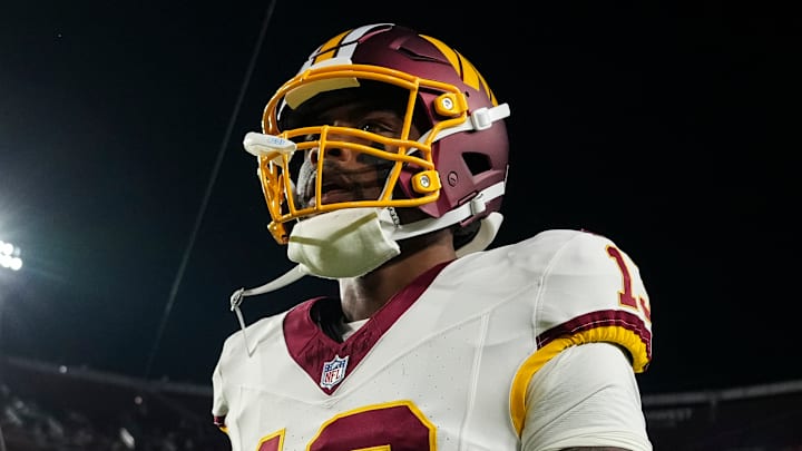 Washington Commanders wide receiver Treylon Burks Washington Commanders wide receiver Treylon Burks