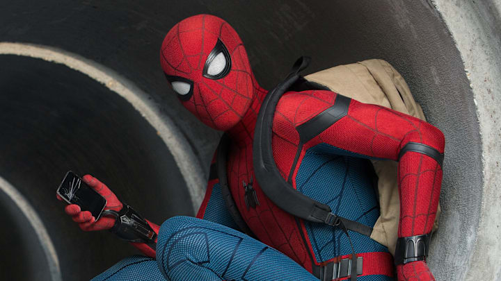 Tom Holland is Spider-Man in Columbia Pictures' SPIDER-MAN™: HOMECOMING.