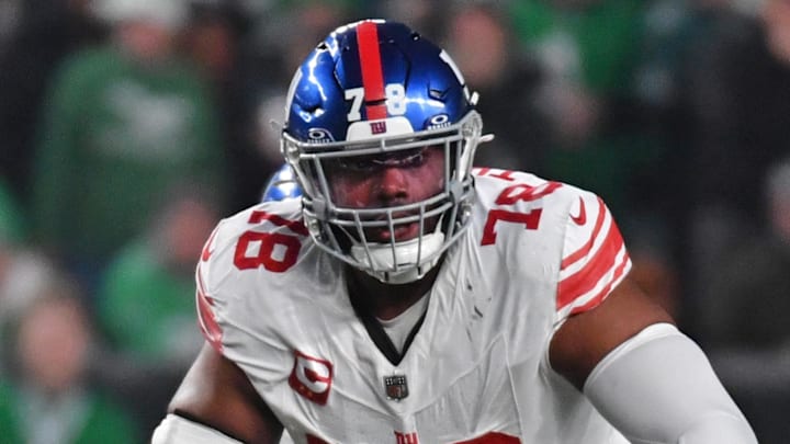 New York Giants offensive tackle Andrew Thomas New York Giants offensive tackle Andrew Thomas