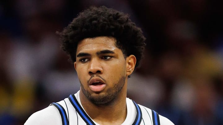 Orlando Magic guard Jase Richardson drives to the basket against the Miami Heat.