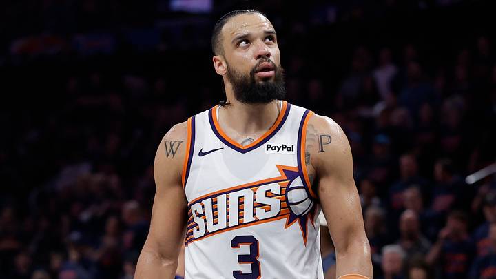 Apr 22, 2026; Oklahoma City, Oklahoma, USA; Phoenix Suns forward Dillon Brooks (3) walks past Oklahoma City Thunder guard Shai Gilgeous-Alexander (2) in the second half during game two of the first round of the 2026 NBA Playoffs at Paycom Center. Mandatory Credit: Alonzo Adams-Imagn Images Apr 22, 2026; Oklahoma City, Oklahoma, USA; Phoenix Suns forward Dillon Brooks (3) walks past Oklahoma City Thunder guard Shai Gilgeous-Alexander (2) in the second half during game two of the first round of the 2026 NBA Playoffs at Paycom Center. Mandatory Credit: Alonzo Adams-Imagn Images