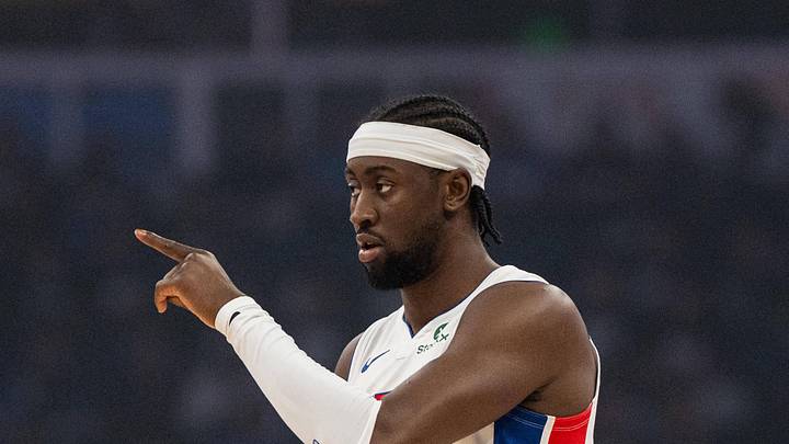 May 1, 2026; Orlando, Florida, USA; Detroit Pistons guard Caris LeVert (8) : Jeremy Reper-Imagn Images