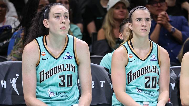 New York Liberty forward Breanna Stewart (30) and guard Sabrina Ionescu (20) New York Liberty forward Breanna Stewart (30) and guard Sabrina Ionescu (20)