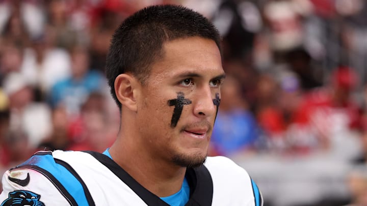 Carolina Panthers wide receiver Tetairoa McMillan