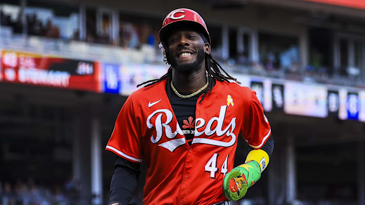 Cincinnati Reds shortstop Elly De La Cruz (44) 