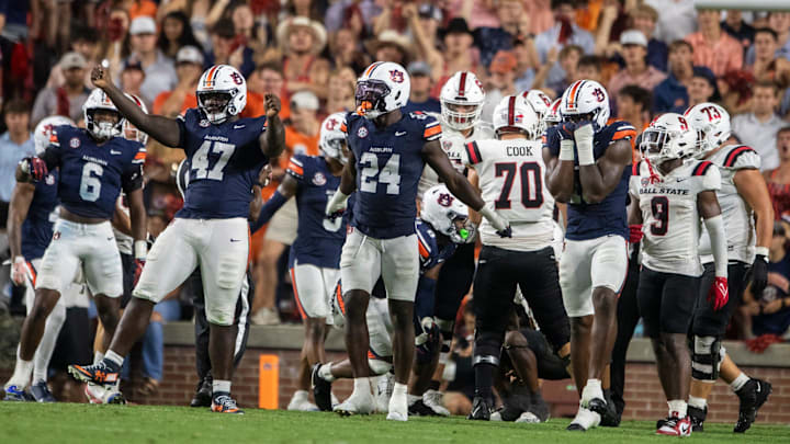 The Auburn Tigers kept Ball State out of the end zone in Saturday's win. The Auburn Tigers kept Ball State out of the end zone in Saturday's win.