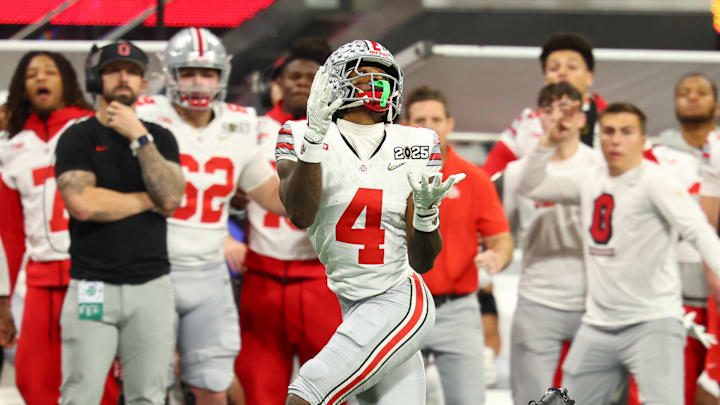 Ohio State Buckeyes WR Jeremiah Smith and DB Caleb Downs were deemed the clear best two players in college football