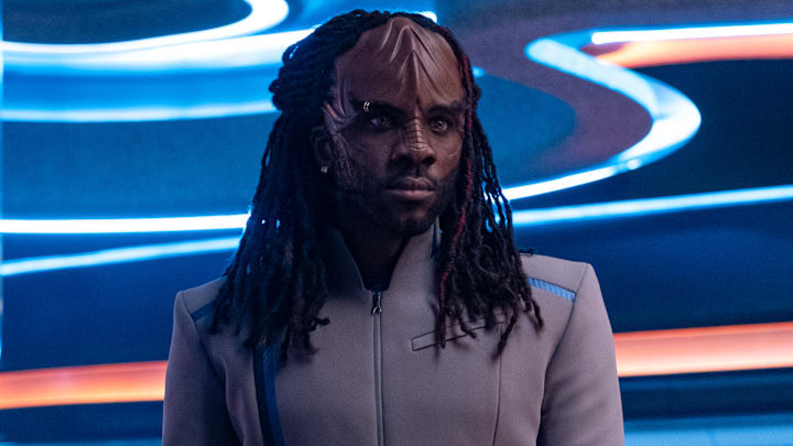 Karim Diané in season 1, episode 4 of Star Trek: Starfleet Academy streaming on Paramount+. Photo Credit: Brooke Palmer/Paramount+