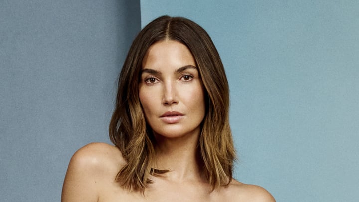 Lily Aldridge was photographed by Yu Tsai in Hollywood, Fla. Dress by Vivienne Westwood. Shoes by Giuseppe Zanotti. Jewelry by Ettika.