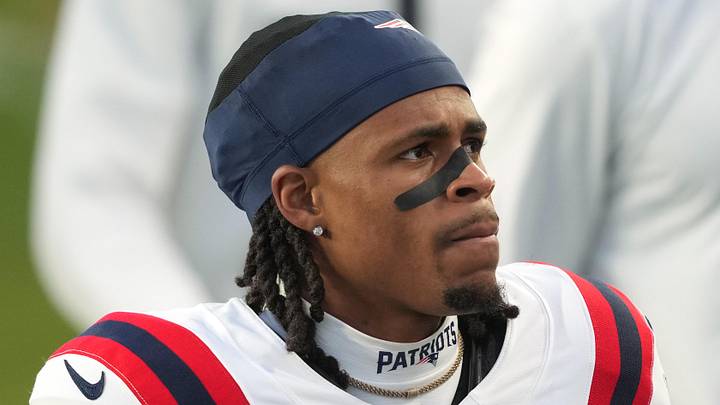 Feb 8, 2026; Santa Clara, CA, USA; New England Patriots wide receiver DeMario Douglas (3) during halftime against the Seattle Seahawks in Super Bowl LX at Levi's Stadium. Mandatory Credit: Darren Yamashita-Imagn Images Feb 8, 2026; Santa Clara, CA, USA; New England Patriots wide receiver DeMario Douglas (3) during halftime against the Seattle Seahawks in Super Bowl LX at Levi's Stadium. Mandatory Credit: Darren Yamashita-Imagn Images