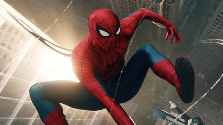 Spider-Man and Boomerang in Columbia Pictures SPIDER-MAN™: BRAND NEW DAY.