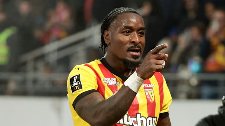 Mbala Nzola, attaquant du RC Lens