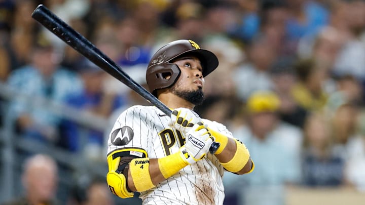 San Diego Padres designated hitter Luis Arraez.