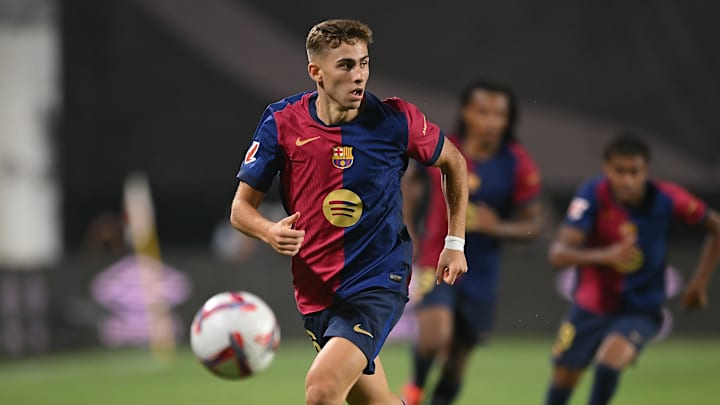 Fermín López se formó en el Infantil A de La Masía, perteneciente al FC Barcelona 