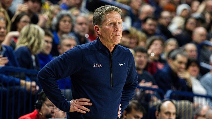Gonzaga Bulldogs men's basketball coach Mark Few. Gonzaga Bulldogs men's basketball coach Mark Few.