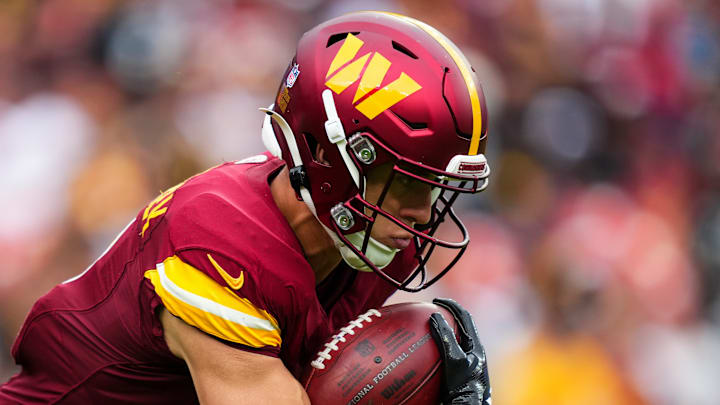 Washington Commanders wide receiver Luke McCaffrey