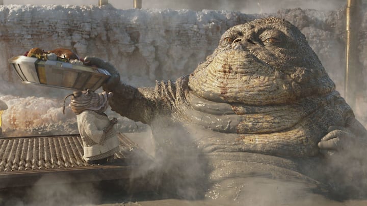 Star Wars: Skeleton Crew episode 5 "You Have A Lot To Learn About Pirates," A Hutt enjoying the spa. Image Credit: StarWars.com