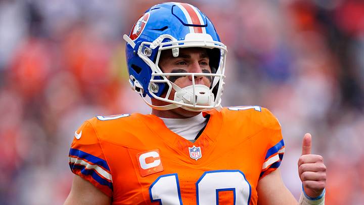 Denver Broncos quarterback Bo Nix