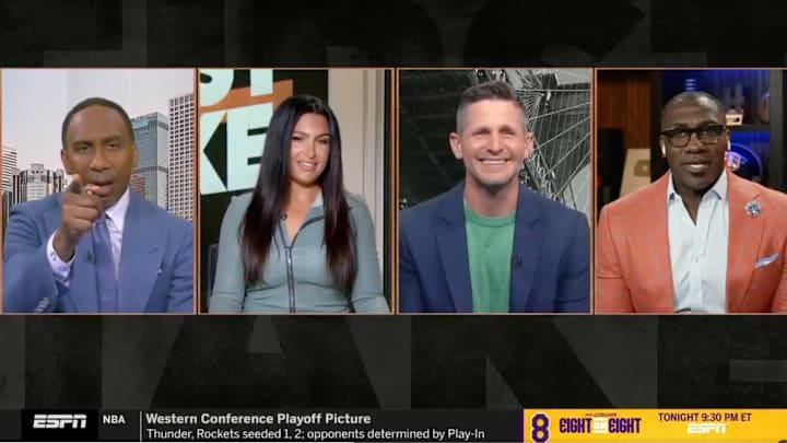 Stephen A. Smith appeared to get upset with Dan Orlovsky on ‘First Take.'