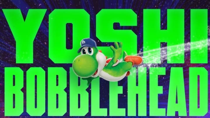 Los Angeles Dodgers revealed the mystery bobblehead giveaway on March 31 to be of Yoshi, in a play on Yoshinobu Yamamoto's nickname.
