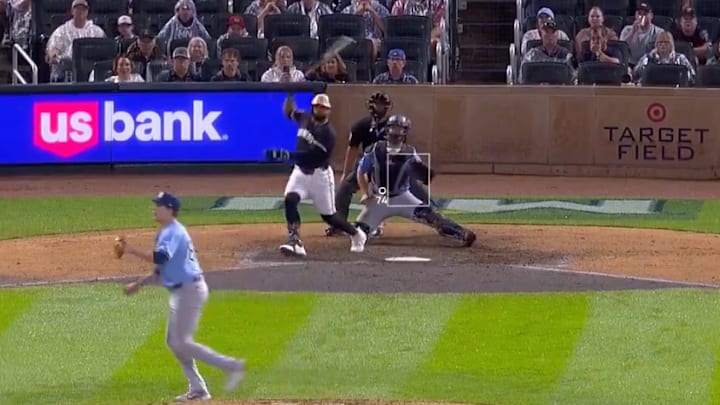Minnesota Twins vs. Tampa Bay Rays: Carlos Santana hits a walk-off single