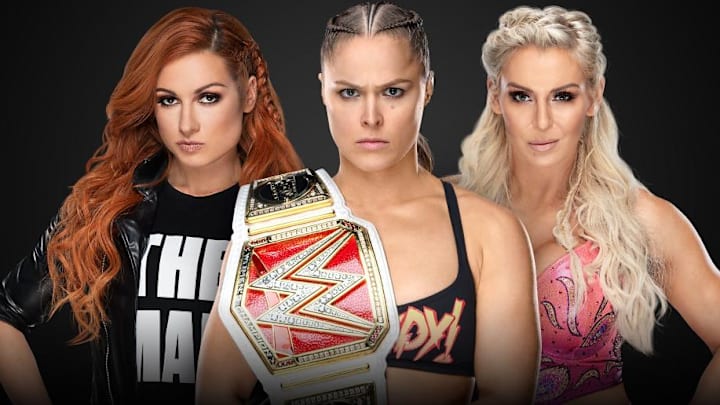 Ronda Rousey, Charlotte Flair and Becky Lynch to battle at WrestleMania. Photo Credit: WWE.com
