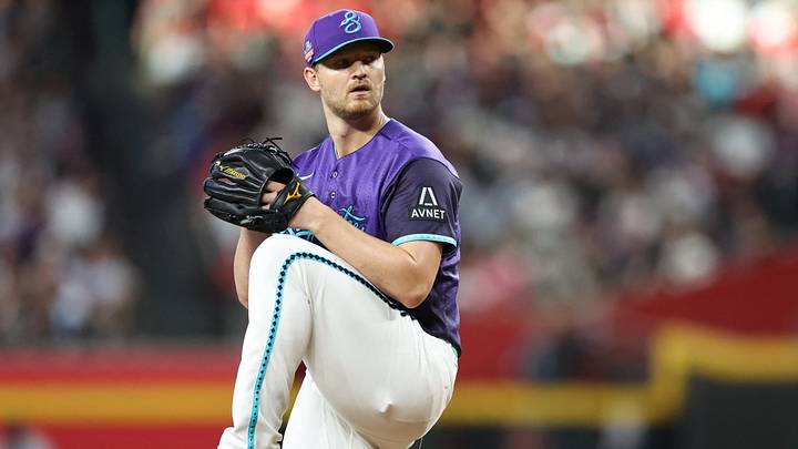 Aug 22, 2026; Phoenix, Arizona, USA; Arizona Diamondbacks pitcher Michael Soroka (34) throws against the Cincinnati Reds in the third inning at Chase Field. Mandatory Credit: Anna Carrington-Imagn Images Aug 22, 2026; Phoenix, Arizona, USA; Arizona Diamondbacks pitcher Michael Soroka (34) throws against the Cincinnati Reds in the third inning at Chase Field. Mandatory Credit: Anna Carrington-Imagn Images