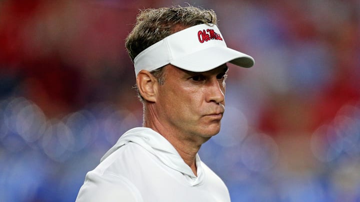 Mississippi Rebels head coach Lane Kiffin Mississippi Rebels head coach Lane Kiffin