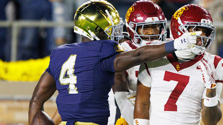 Washington Commanders mock draft; Jeremiyah Love