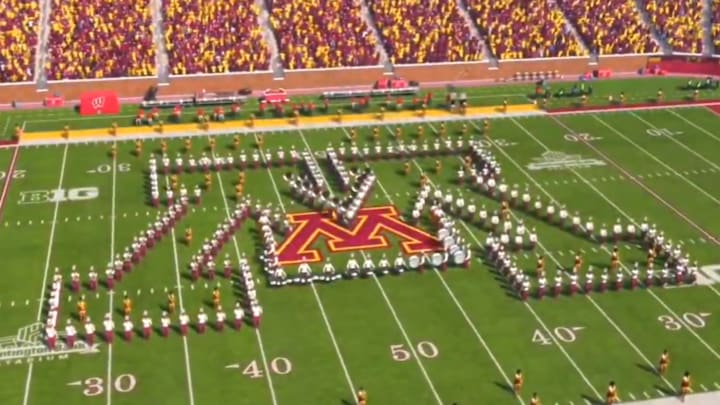 Image from the Gophers' walkout in EA Sports College Football 26