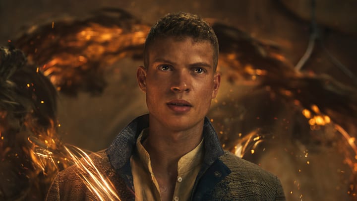 Josha Stradowski (Rand al’Thor) in The Wheel of Time season 3 finale. Image: Prime Video.