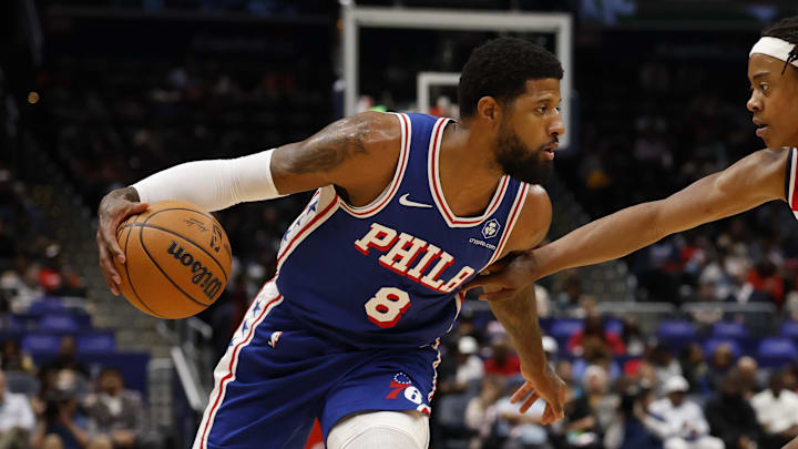 Paul George and the 76ers are home favorites against the Timberwolves.