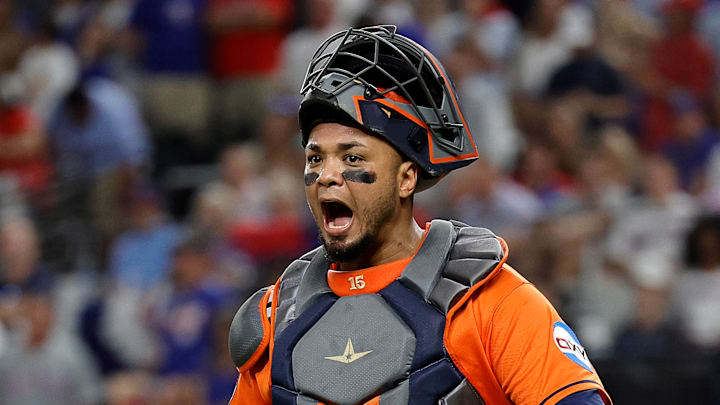 Championship Series - Houston Astros v Texas Rangers - Game Five Championship Series - Houston Astros v Texas Rangers - Game Five