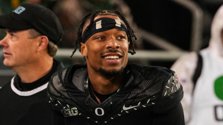 Oregon Ducks wide receiver tez johnson, MVP of Big Ten Championship game vs. Penn State
