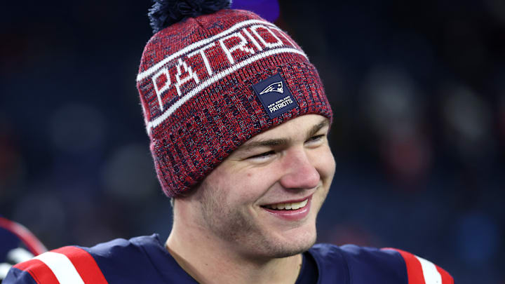 New England Patriots quarterback Drake Maye